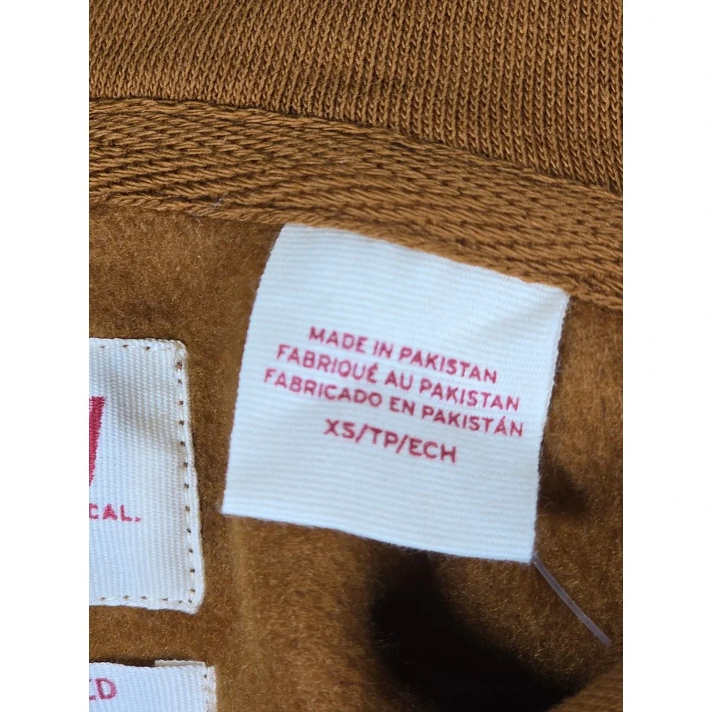 Levis Mens Relaxed Graphic Hoodie Brown‎ Pink Box Logo Size XS New